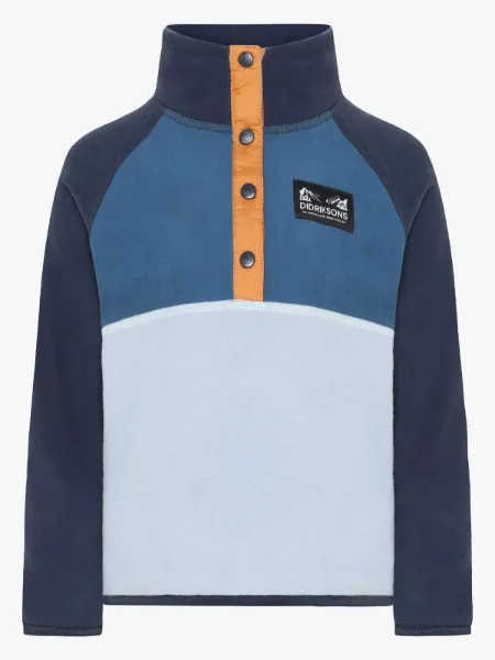 Bilde av Didriksons Monte kids fleece sweather Cloud Blue